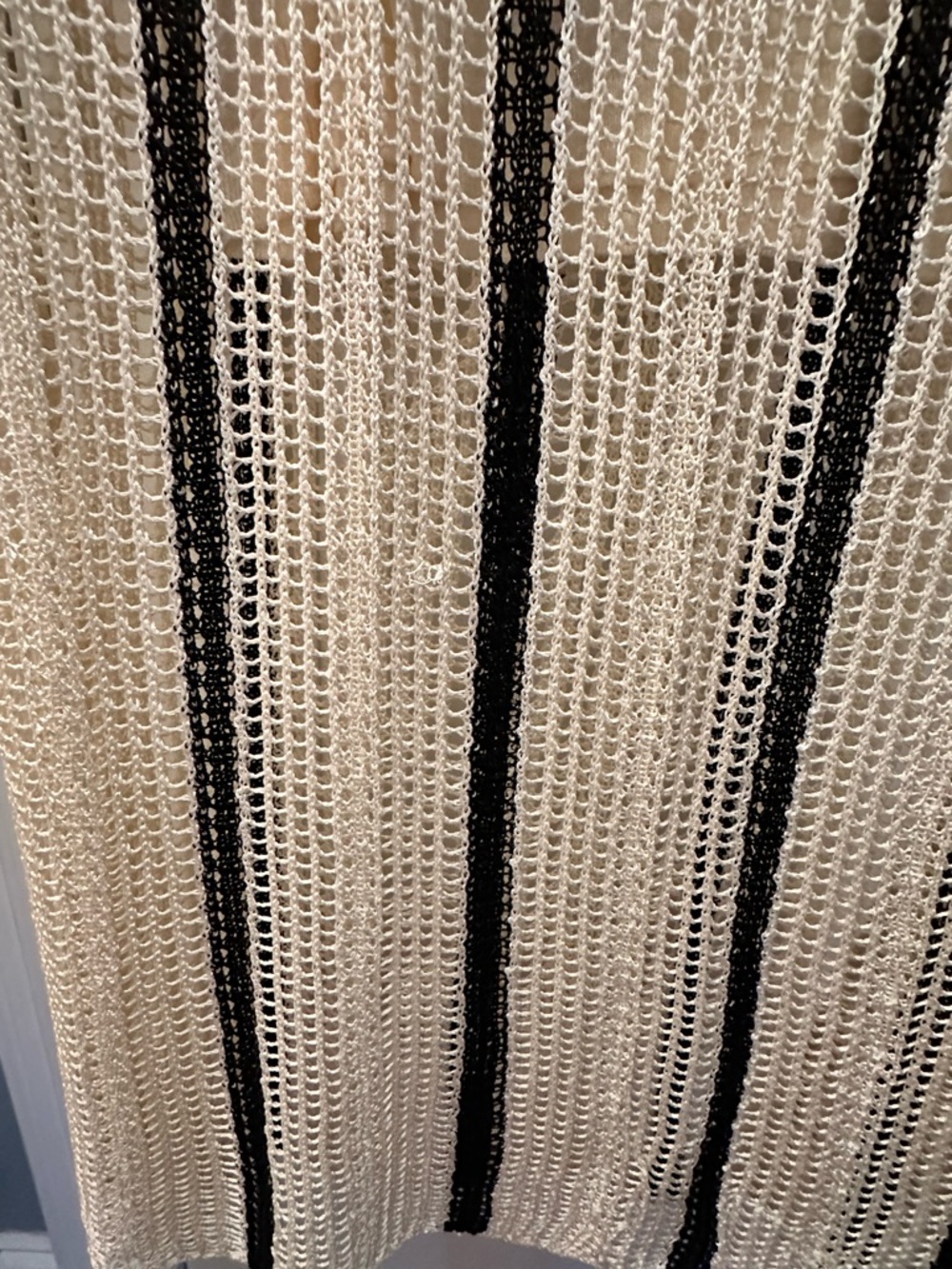 a new day Cream Maxi Dress with Black Vertical Stripes - Picture 2 of 6